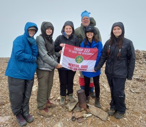 Troop 222 climbed to the top of Baldy Mountain at 12,441 feet and spent 7 days covering over 60 miles